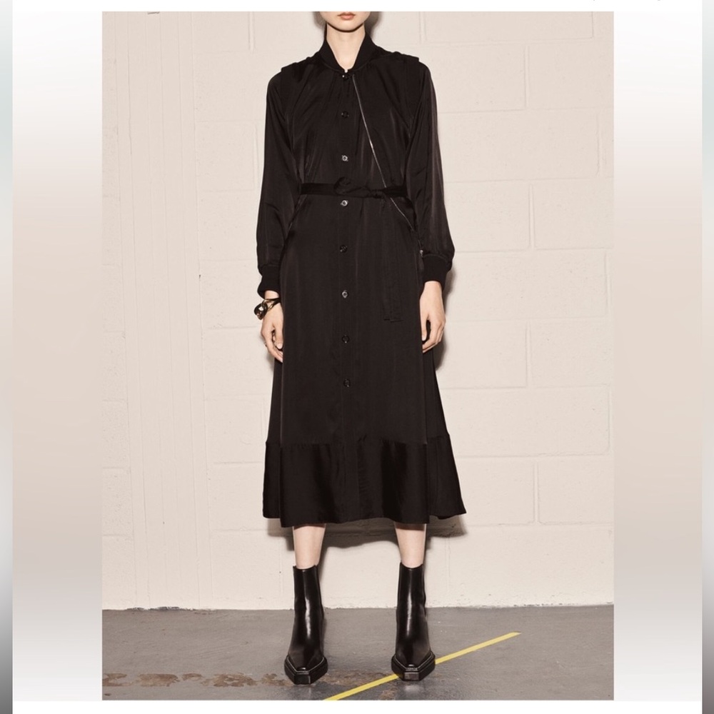 Zara srpls bomber jacket dress